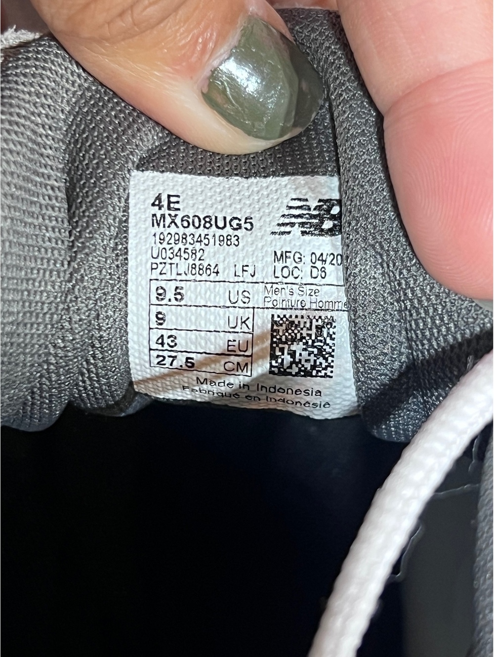 New Balance 608 Gray Suede Athletic Sneakers Men's Size 10 - Picture 6 of 6